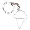 Food Keychain Breakfast Theme Party Birthday Key Holder 28mm Ring