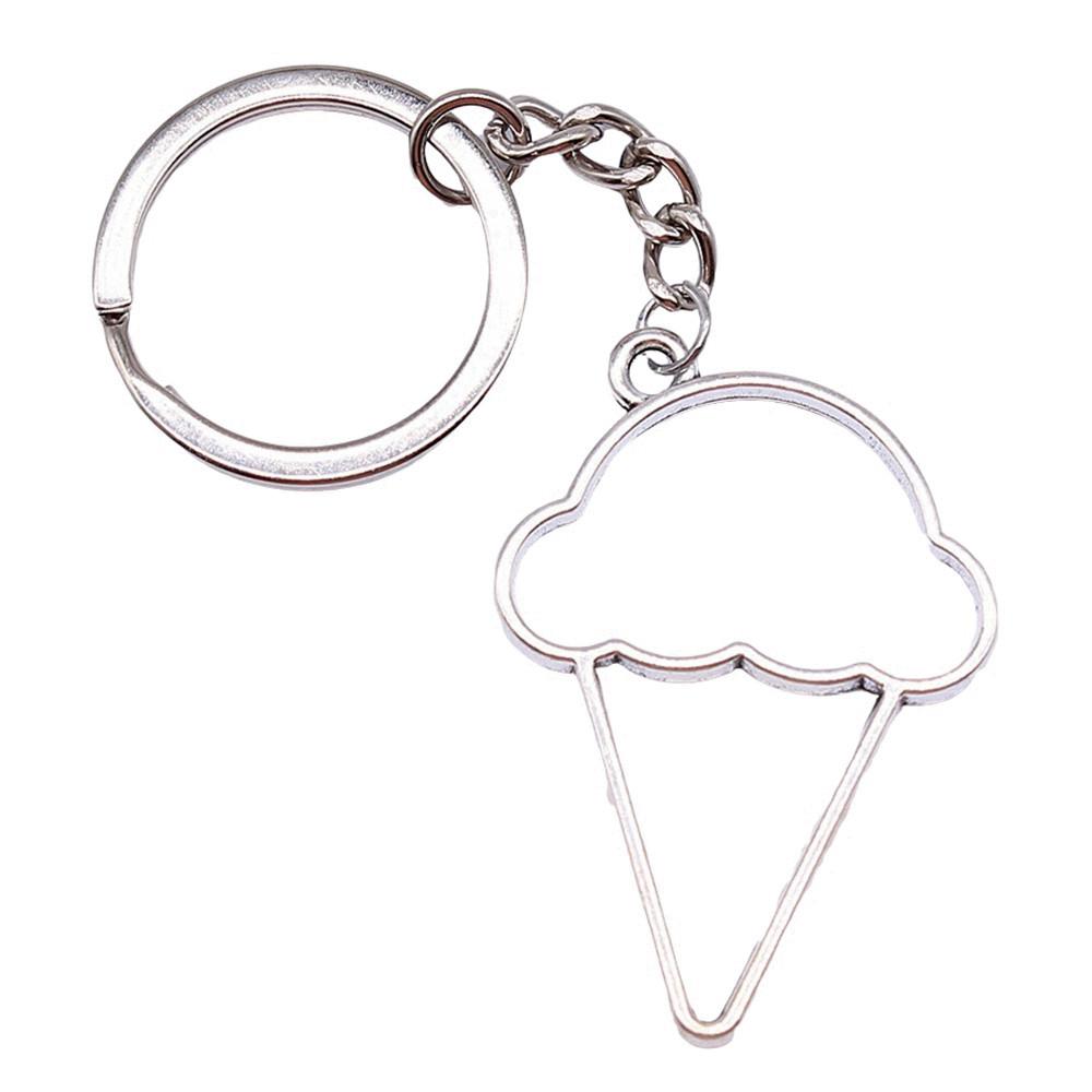Food Keychain Breakfast Theme Party Birthday Key Holder 28mm Ring