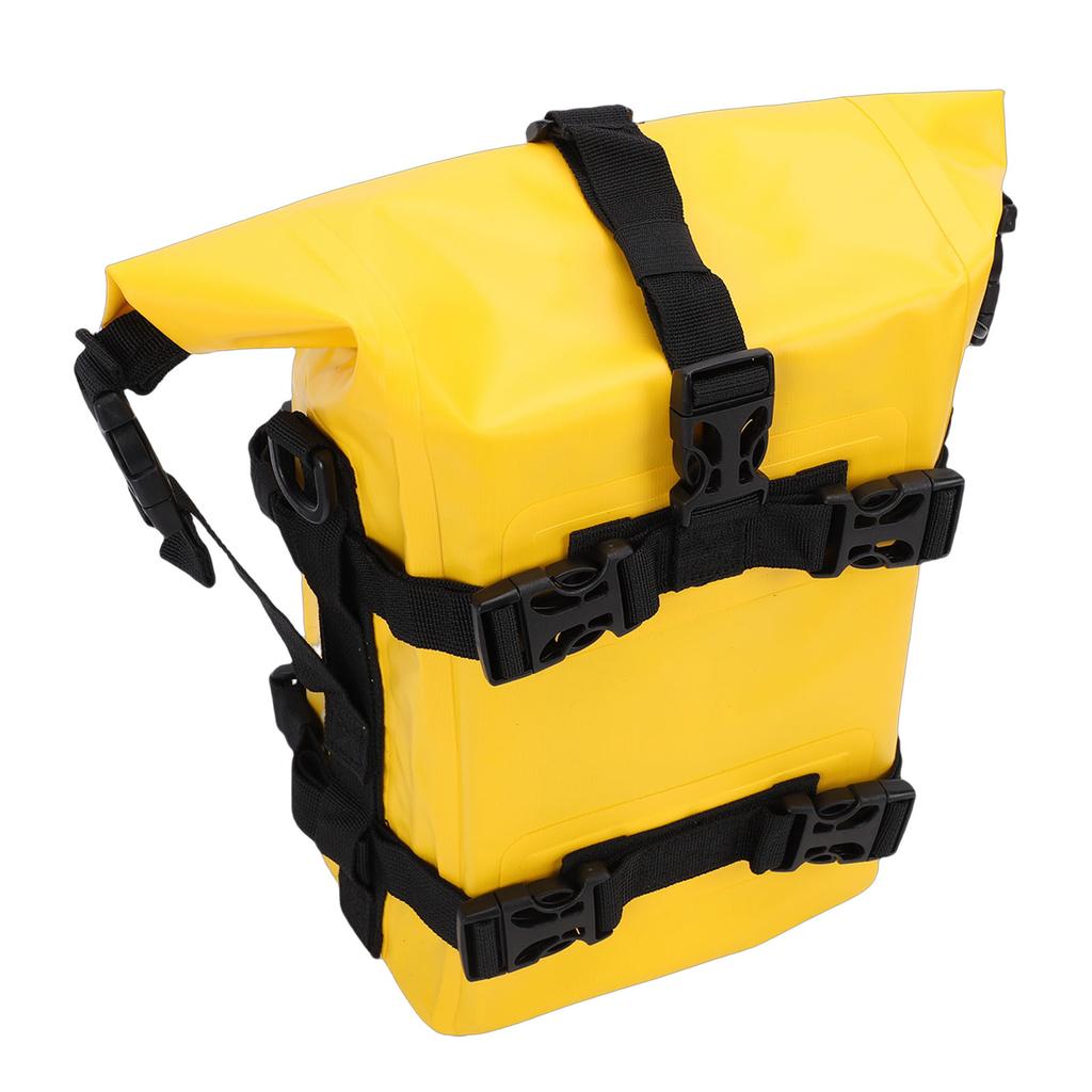 Motorcycle Bumper Bag PVC 5 To 8L Water Proof Quick Release Motorcycle Side Bag Motorbike Storage Carry Bag with Straps for Outdoor
