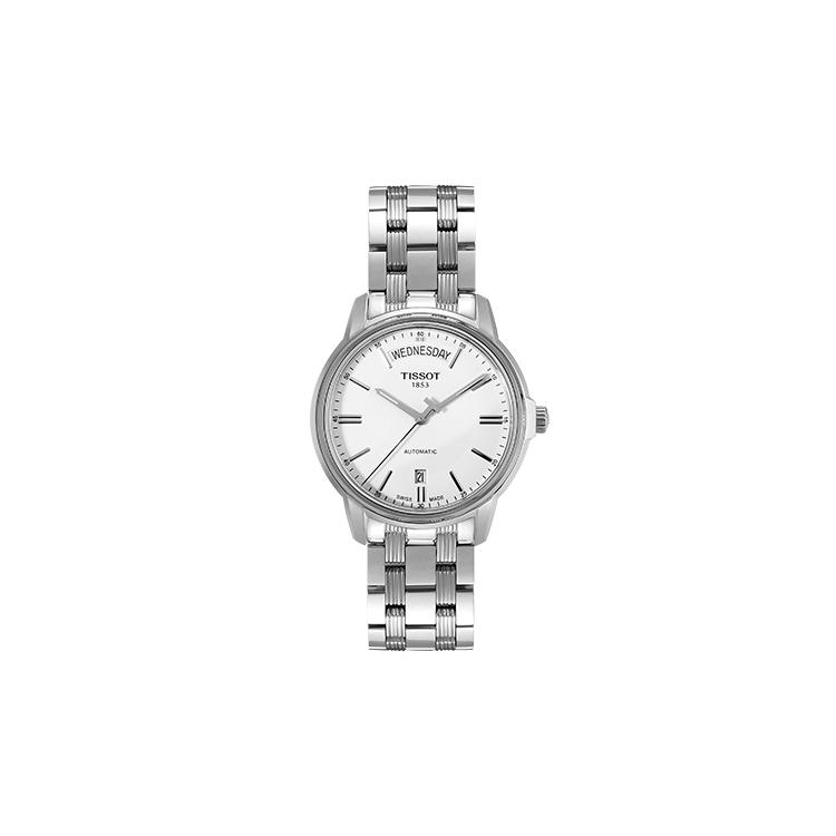 

TISSOT Automatic Mechanical Movement 30m Water Resistance Men s Watches Watch 39mm White Dial T065.930.11.031.00 Silver Strap