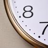 12-inch Plastic Electroplating Quartz Clock Bedroom Living Room Wall Clock Simple Clock Customized Advertising Clock