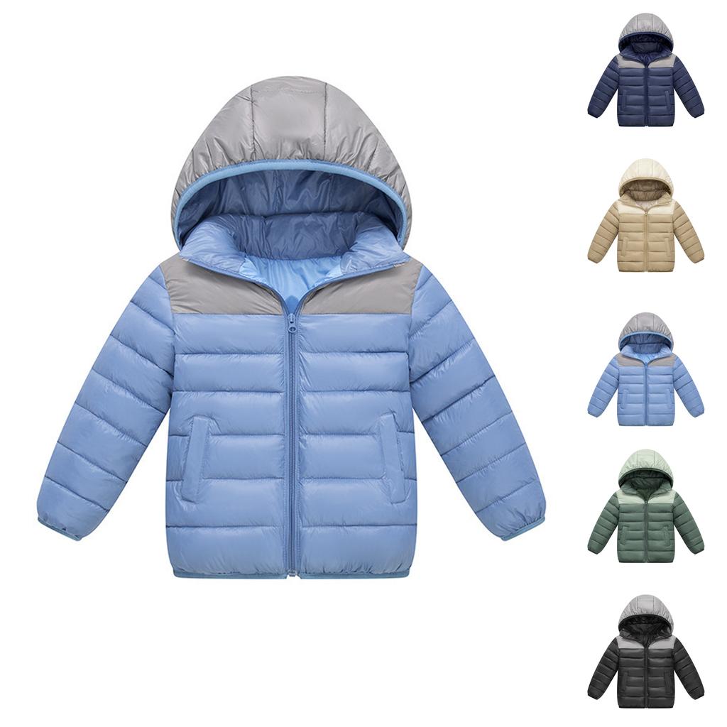 Children's Fashionable And Casual Thin Down Cotton Jacket