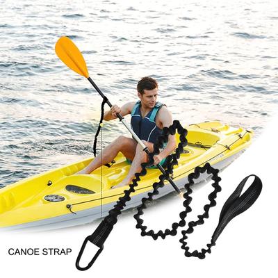 Kajak Paddel Leash Kanu Paddel Halter mit Verstellbarem Gürtel für Kajakfahren Kanufahren und Stand-Up-Paddling Zubehör