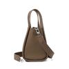 Cowhide Medium Vegetable Basket Bucket  Women's Large-Capacity Clothing Genuine Leather Satchel  Shoulder Crossbody Bag