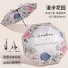 ins manually enlarged double umbrella summer windshield sun protection parasol female UV protection