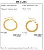 Cazador Trendy Mesh Chain Women's Bracelet Stainless Steel Gold Plated Waterproof Bracelets Party Birthday Gifts Wholesale New