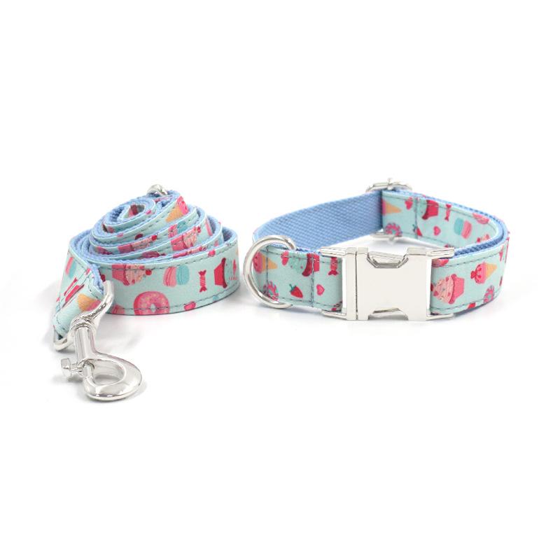 Engraved Large Dog Collar & Leash Set for Walking XS