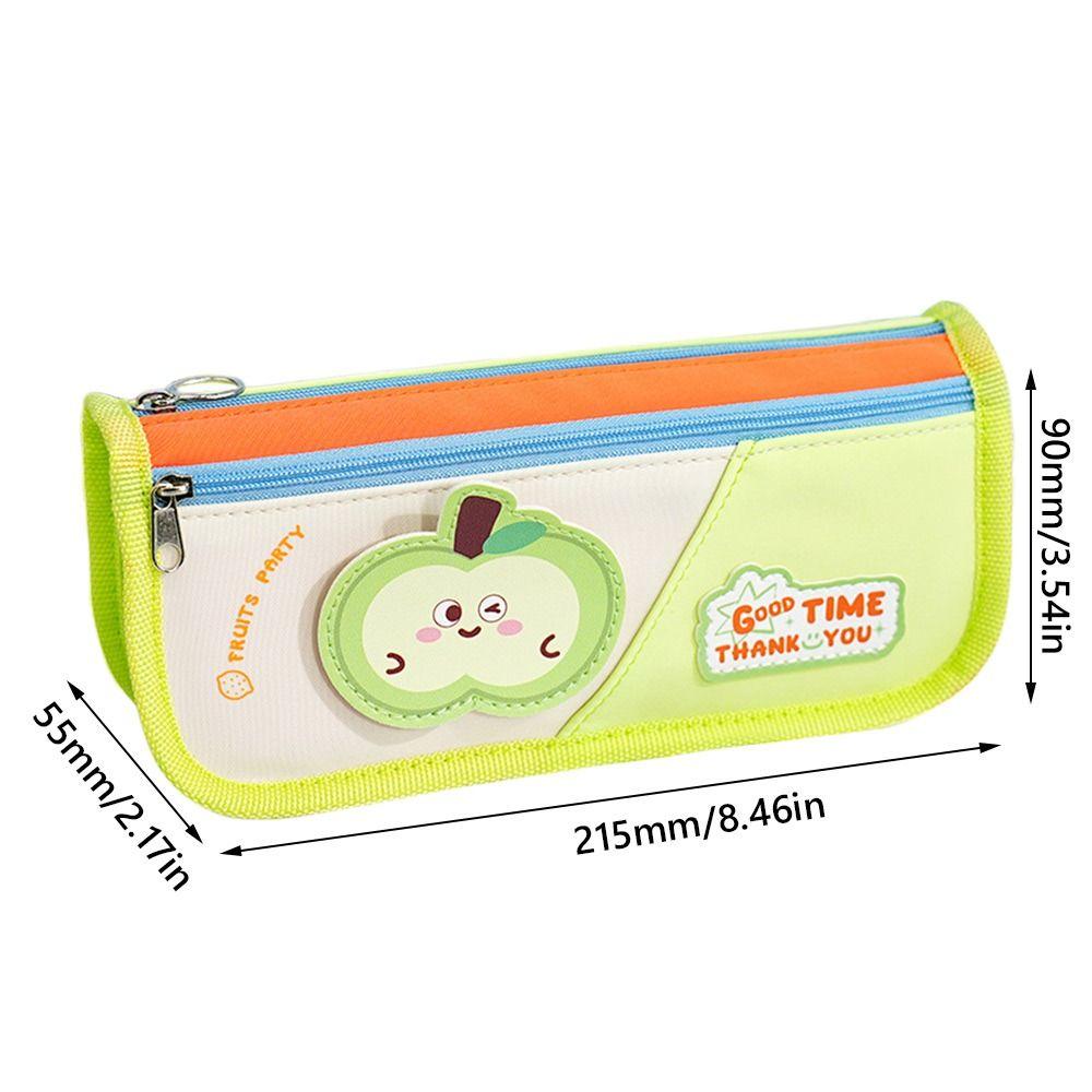 Double Layers Pen Bag Large Capacity Stationery Organizer New Pen Box  Students
