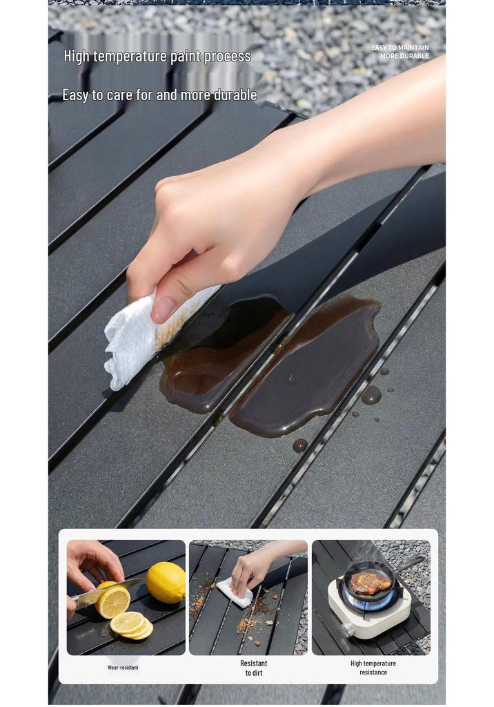 Portable Outdoor Folding BBQ Table & Chairs Set for Camping & Picnic