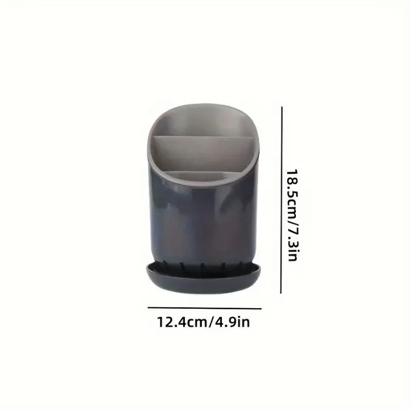 1pc Cutlery Storage Holder Plastic Drainer Drain Containers Drying Rack Tableware Table Knife Spoon Fork Container Kitchen Tool