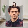 Tom Holland Warm Blanket For Living Room  Funny Throw Blanket Spring Travel Car Flannel Bedspread