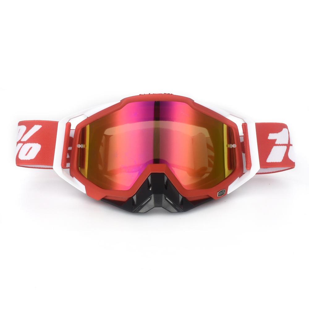 Motorcycle Goggles Color Off-road Helmet Goggles Windproof Sand Riding Glasses Ski Goggles
