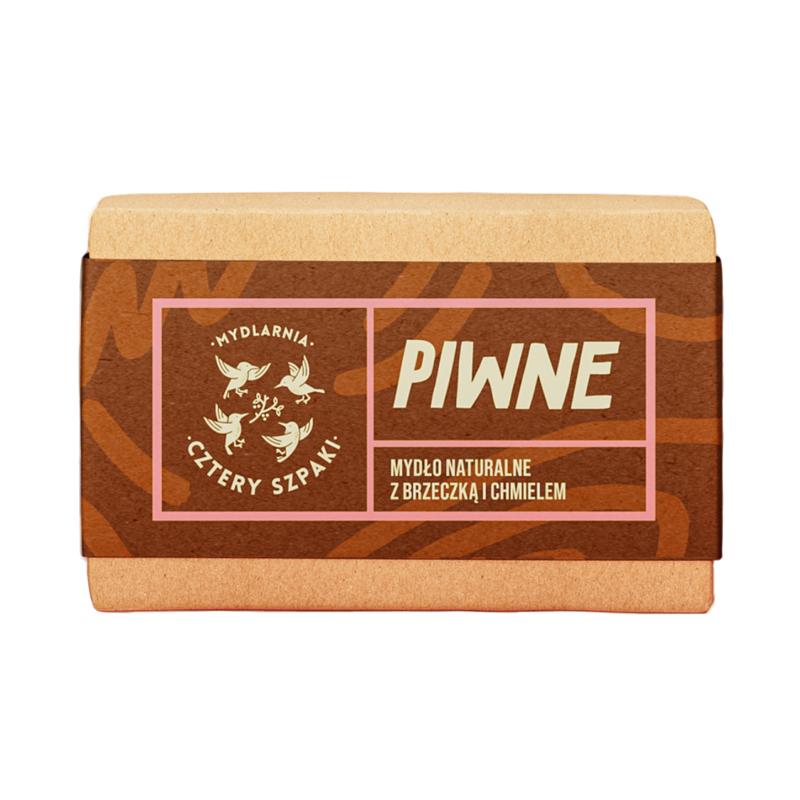 

CZTERY SZPAKI Mydło Piwne Naturalne z Brzeczką i Chmielem, 110 g
