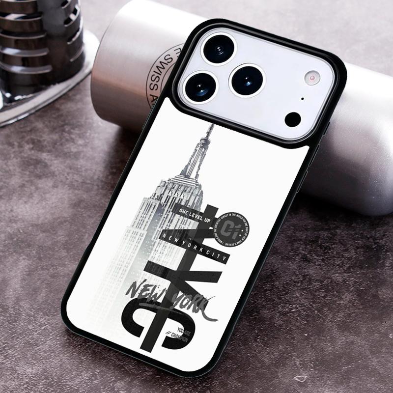 New York City Phone Case for iPhone 17 16 15 Pro Max Air 14 13 12 11 Plus Shockproof Capa Cover
