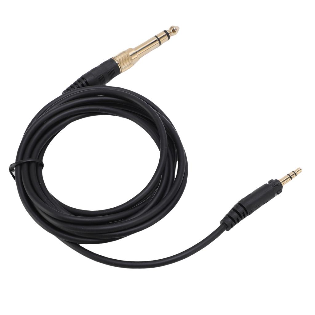 Headphone Cable Fit for EAH DJ1200 Headset 3.5mm to 6.5mm Stereo Replacement Cord Line 2m