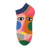 40 Style Fashion Colorful Short Socks Men Cotton Novelty Oil Painting Animals Food Avocado Casual Funny Ankle Sox