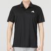 New Adidas Polo Shirts Men Black HS3246