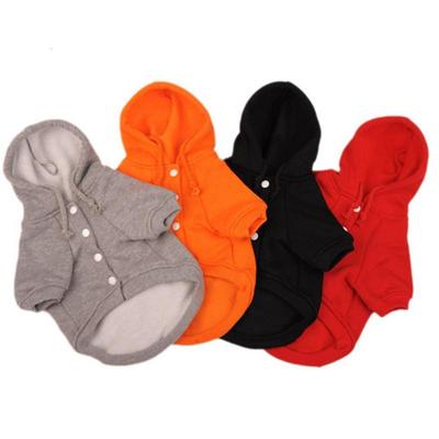 Huisdier Fleece Hoodie: Hondenjas Herfst/Winter met Capuchon