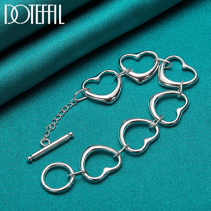 Love Bracelet Silver Beautiful Jewelry