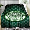 1pz Coperta Morbida in Flanella Stampata con Stemma del Celtic Football Club per Camera da Letto Adulti Soggiorno Divano Campeggio Viaggio Regali per Fan Regali di Natale