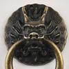Antique Lion Head Handle Zinc Alloy Small Size Chinese Style Drawer Pull Handle