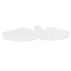 20pcs Bra Liner Sweating: Cotton Sweat Liner Under Bra Pad Breast Washable Rectangle Absorb for Women Summer Supply White