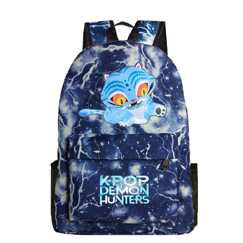 Witch Hunters Peripheral Cartoon Printing Korean Edition School Bag Primary and Secondary School Students Large Capacity Casual Simple Backpack