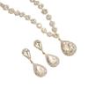 Bridal Crystal Jewelry Set: Versatile Necklace & Earrings