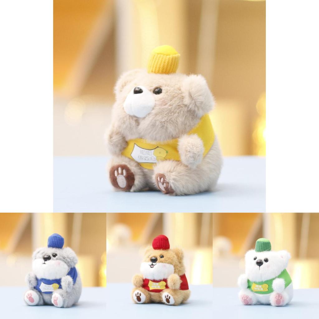 Animal Plushie Dog Cartoon Stuffed Toy With Pp Cotton Filling For Kids