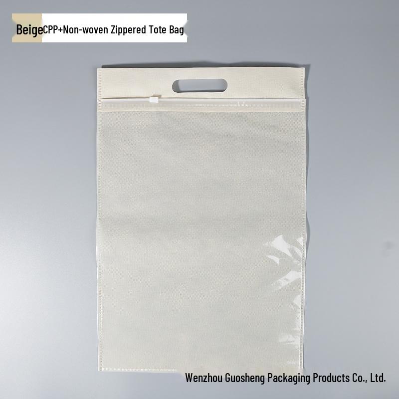 Thickened Transparent CPP Zipper Bag for Clothing, Shoes & Socks - Custom Logo Dustproof Storage Solution