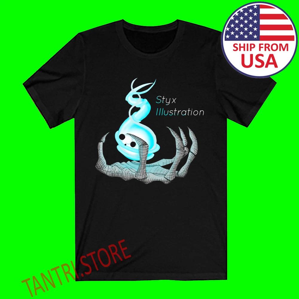 Styx Illustration Men s Black Size S to 3XL 4XL