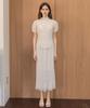 LAUTREDE MIN Pleated Lace Skirt