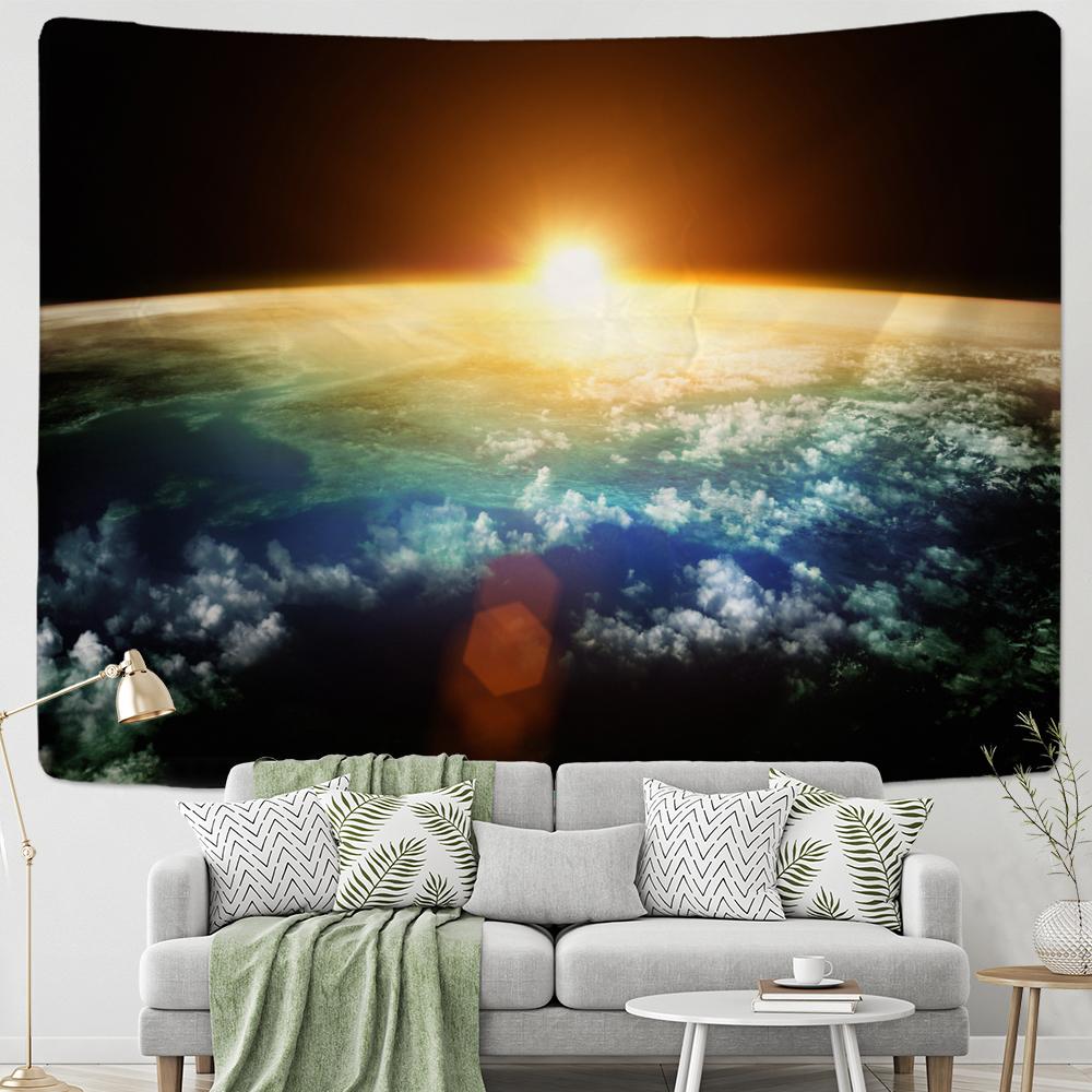 

Гобелен со звездой Вселенной, настенный гобелен в стиле хиппи, ретро, ​​богемный мандала, психоделический, загадочный, колдовский, домашний декор 95x70cm