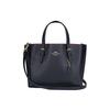 Mollie Stor Kapacitet Läder Tote Shoppingväska Axel Crossbody Handväska Dam tote Svart C4084-IMF2L