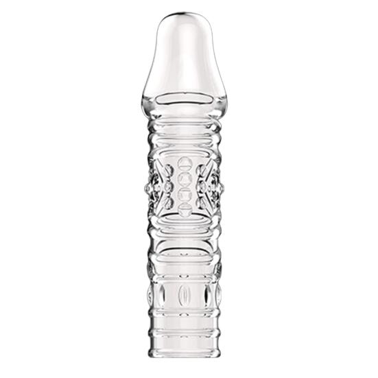 Reusable Clear Penis Extension Sleeve Girth Enhancer Delay Ejaculation Sex Toy