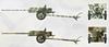 WWII Soviet Gun Ammunition and 5 Figures Included ZIS-2/ZIS-3 Anti-Tank Limber, Box,