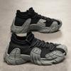 Summer and autumn new men's shoes dad shoes breathable mesh fly-woven shoes glove socks shoes men's casual shoes