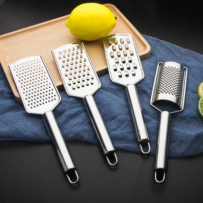 4 Stile Gemüsereibe mit Aufhängeloch-Design, sicherer professioneller Kartoffel-Käse-Schredder