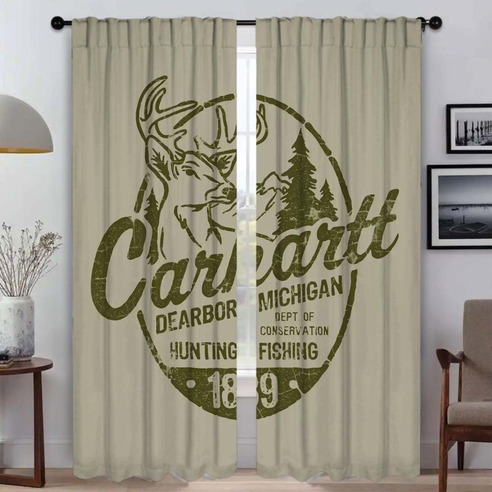 

Home Interior Curtains for Camera C-arharttS Living Room Curtain Blinds Tulle for Bedroom Shades Halloween Decoration Partition W50xH70cmx2pcs-CL