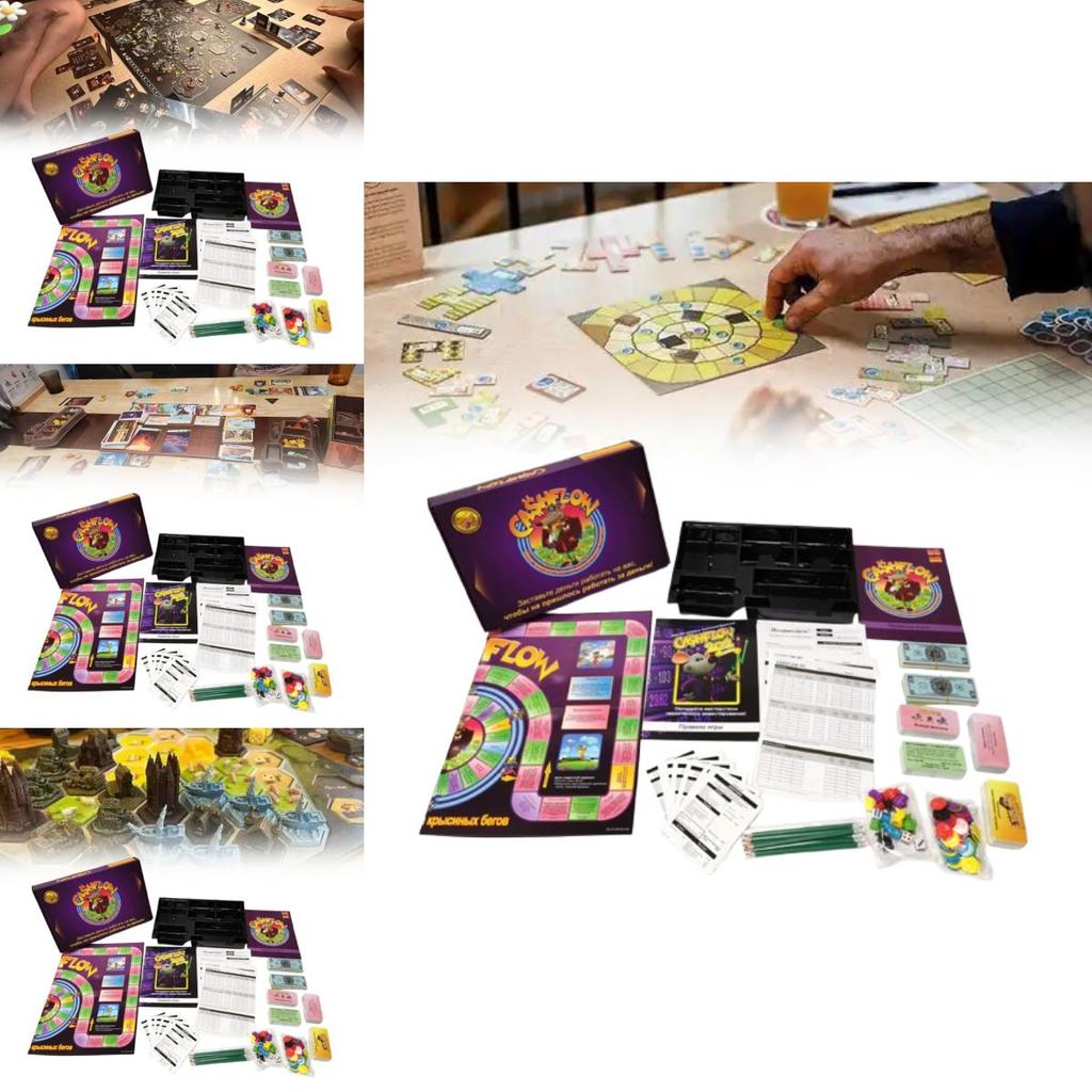 Cashflow Card Game Investment Financial For Family And Friends
