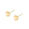 In-Stock Korean Cat's Eye Stud Earrings for Women, Light Luxury, High-End Feel, Sleep-Friendly Piercing Earrings