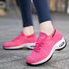 Women Knitted Mesh Sneakers Fashion Socks Shoes Air-cushion Platform Shoes Ladies Breathable Walking Traveling Shoes