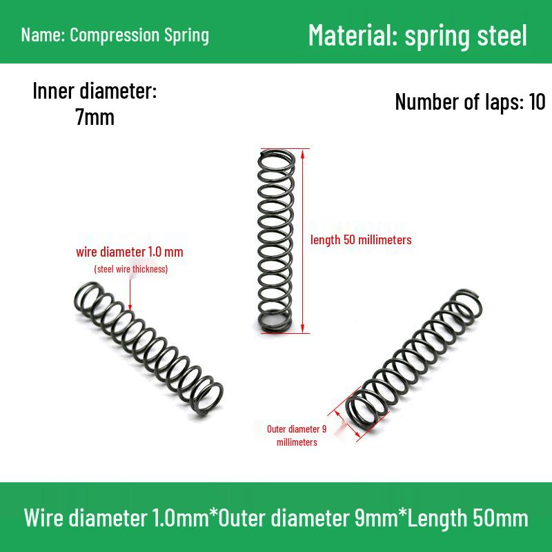 Heavy Duty Y-Type Compression Spring Shock Absorber, 1.0mm Wire Diameter, Outer Diameter 5-20mm.