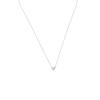 & Co. Elsa Peretti® Original Design Diamond 925 Silver Necklace Women Necklace FF7344