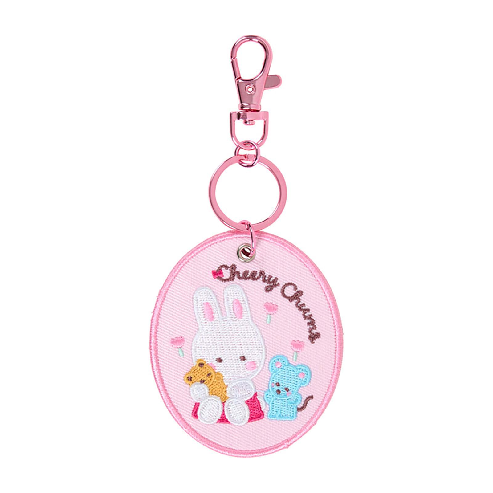 Sanrio Cheerilee Character Awards First Round Embroidered Patch Keychain Polyester Steel 486761