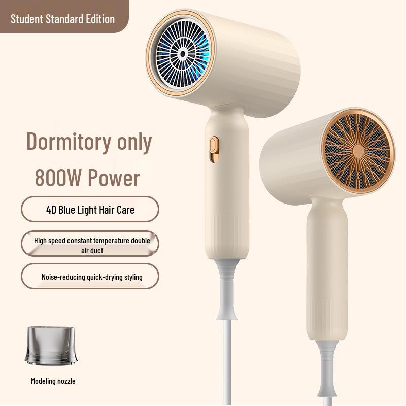 

High Power Blue Light Hair Dryer for Students and Home Salon – Quick Dry with Cold & Hot Air Settings Single Nozzle