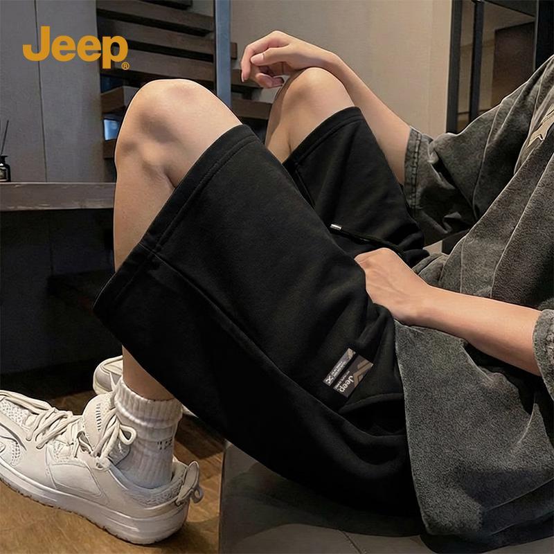 JEEP Men s Cotton Terry Casual Shorts 2XL