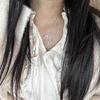 Fashionable Collarbone Chain Elegant Bowknot Pendant Necklace for Fashionistas