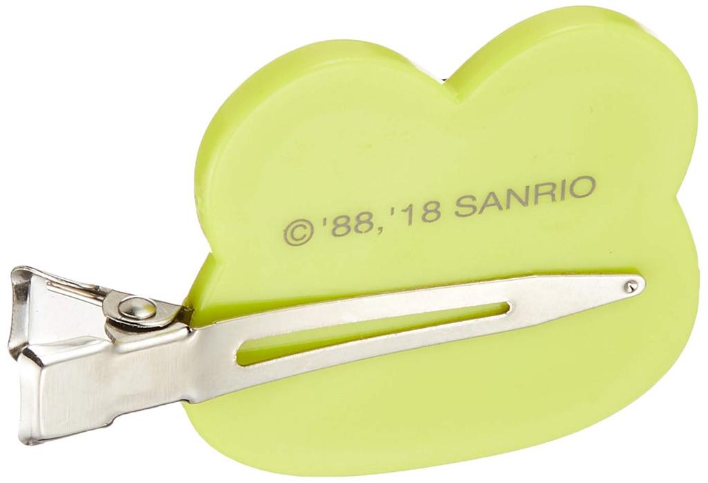 Sanrio Kero Kero Keroppi Hair Clip ABS Resin N-1803-813524 5×1×3.3cm