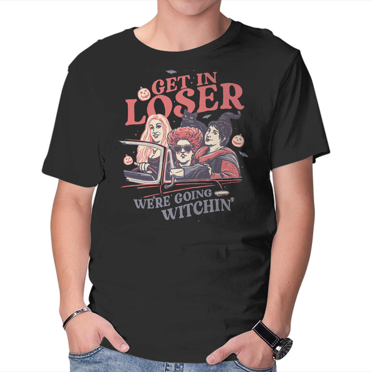 Unisex Crew Neck T-Shirt We re Going Witchin Graphic Short Sleeve Casual Tee XXXL